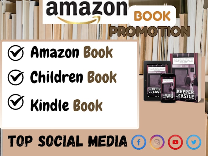 Gig Preview - Professionally market your kindle book and promote it organically on amazon