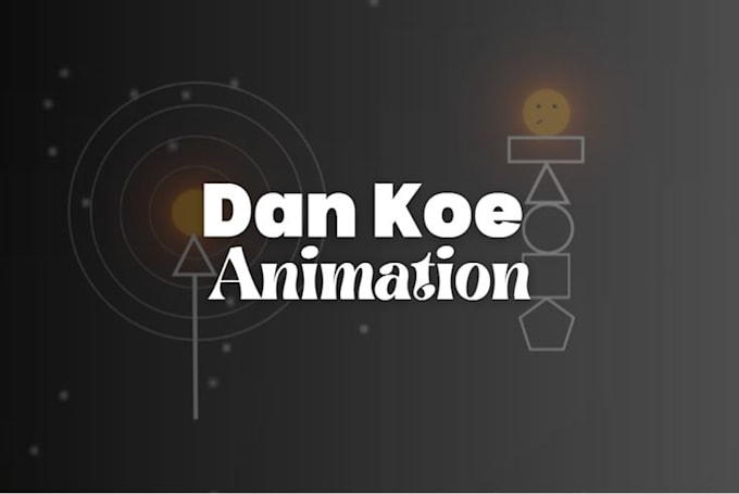 Gig Preview - Edit dan koe minimalist animations for social media