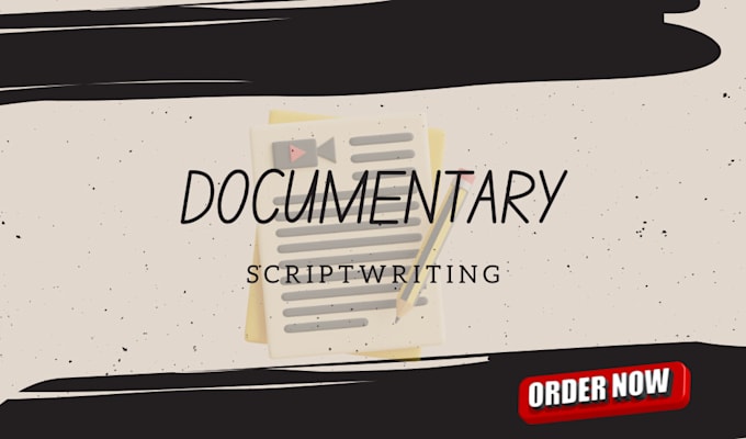 Gig Preview - Write documentary style video script for your youtube channel