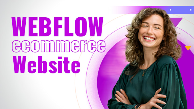 Gig Preview - Design webflow ecommerce websites to help build professional online stores