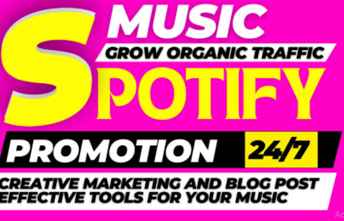 Gig Preview - Do music promotion, setup ads for soundcloud spotify youtube apple music marketi