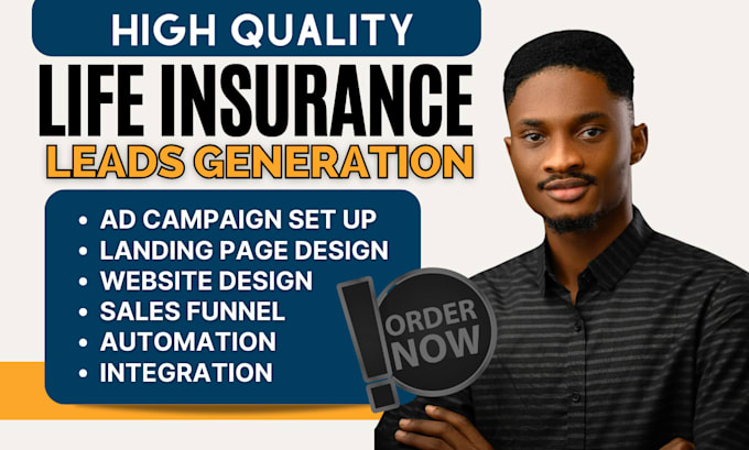 Gig Preview - Generate life insurance leads insurance leads insurance website life insurance