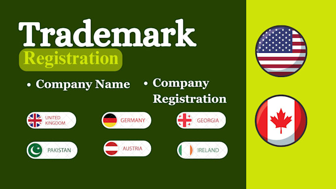 Gig Preview - Do trademark registration and amazon brand registry USA, UK, eu, canada