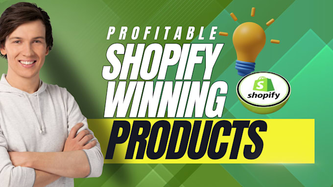 Gig Preview - Do product research, identify high converting shopify product