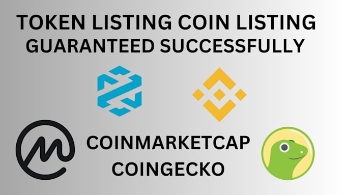 Bestseller - fast track your newly and old token or coin on cmc cg