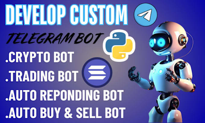 Gig Preview - Crypto trading bot maestro bot bonkbot trojan solana evm banana gun aimbots hft