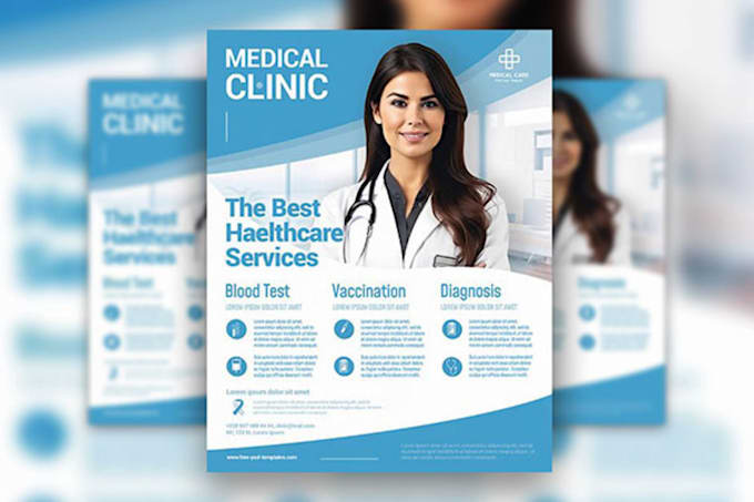 Gig Preview - Design medical and health flyer or brochures in 4 hours