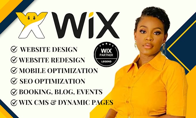 Gig Preview - Wix website redesign wix website design wix website redesign wix redesign