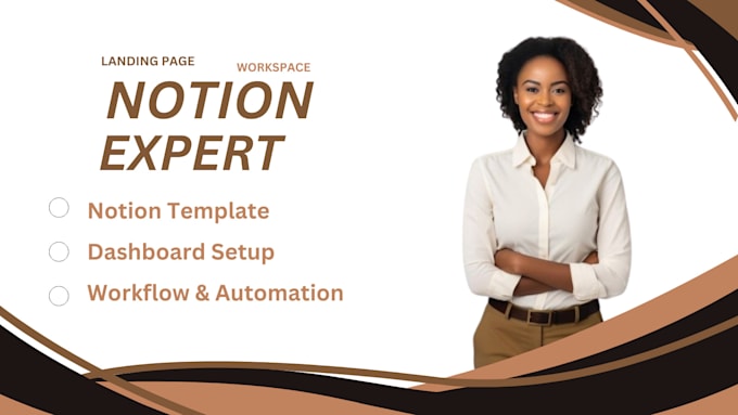 Gig Preview - Design a customized notion template to boost your productivity, notion expert