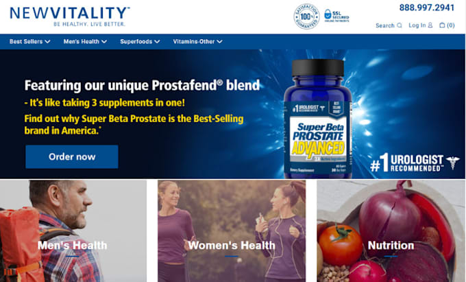 Bestseller - design money making health supplement shopify vitamin store nutrition website