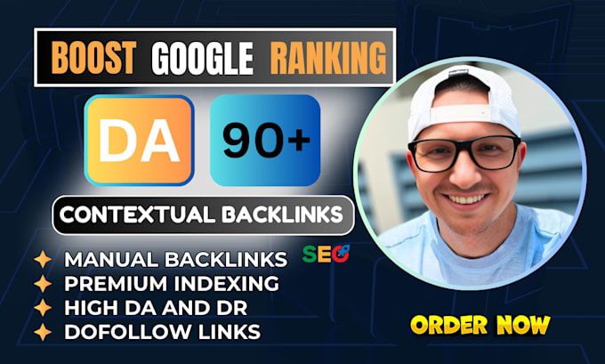 Gig Preview - Da 90 high quality dofollow SEO backlinks high da authority link building