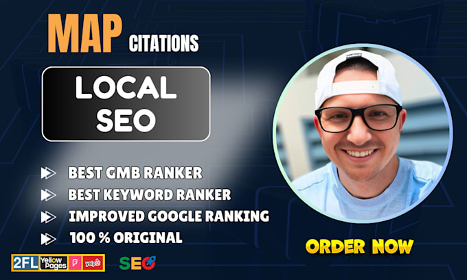 Gig Preview - Build local citations and directory submission link building for local SEO