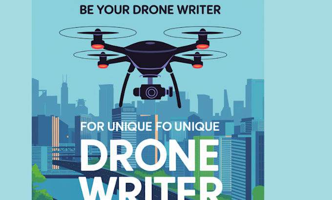 Gig Preview - Be your drone writer for unique drone reports or articles