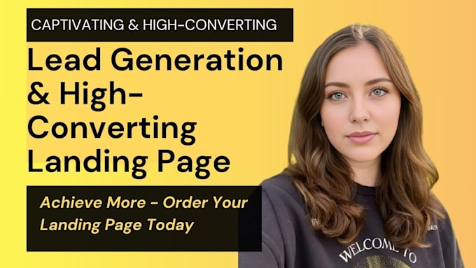 Gig Preview - Build affiliate marketing, webinar, lead generation, sales funnel landing page