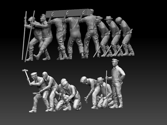 Gig Preview - Sculpt custom 3d character for 3d printing stl dnd ttrpg and fantasy miniature