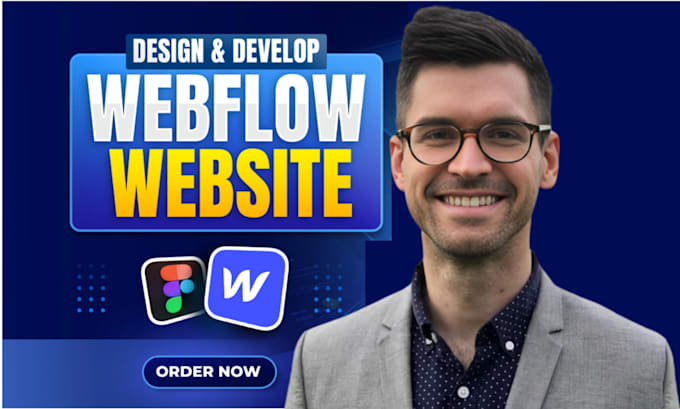 Gig Preview - Design professional webflow website, custom webflow design, figma to webflow