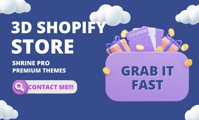 Gig Preview - Build shopify store or dropshipping ecommerce store, shopify website