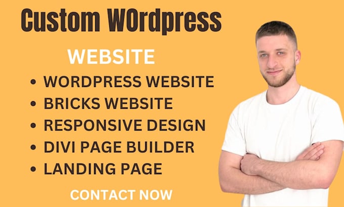 Gig Preview - Create custom wordpress websites using kedence bricks divi builder elementor pro