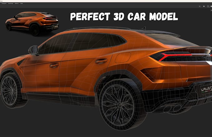 Gig Preview - Do realistic 3d car modeling 3d car rendering and 3d car animation for roblox