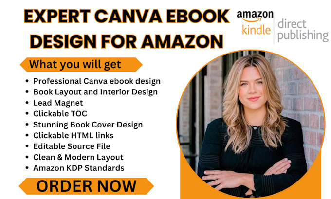 Gig Preview - Do canva ebook design lead magnet workbook ebook formatting for amazon KDP