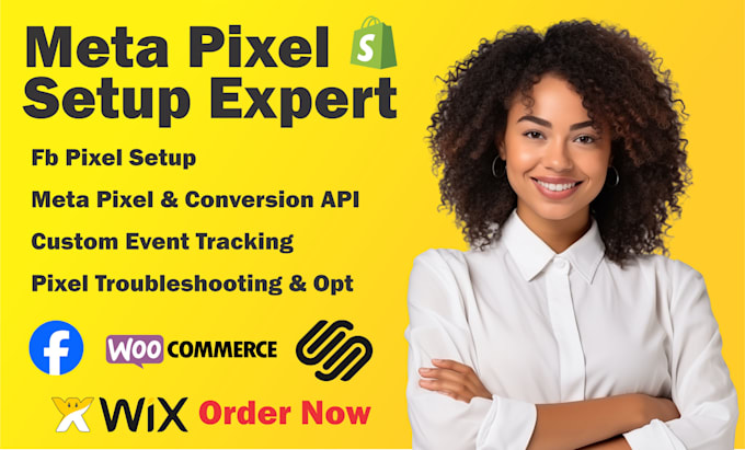 Gig Preview - Setup meta pixel, setup facebook pixel and shopify conversion API and fb pixel