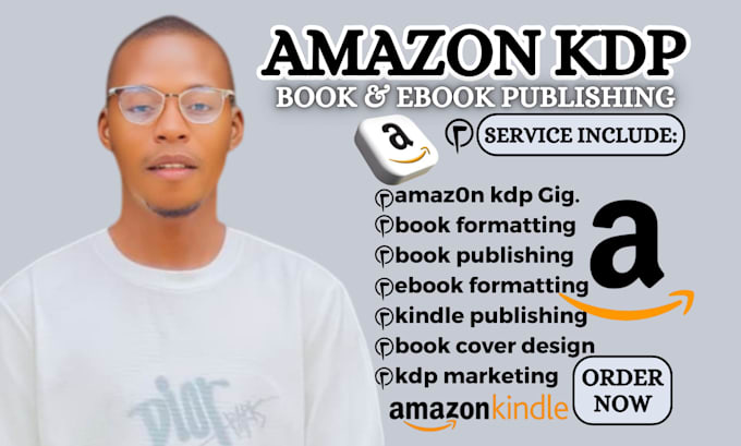 Gig Preview - Amazon kdp book publishing , kindle book publishing book formatting amazon kdp