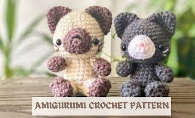 Gig Preview - Write amigurumi crochet pattern with step by step HQ photo for your esty shop