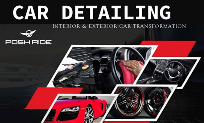 Gig Preview - Create car detailing website, auto detailing, car rental and car repair website