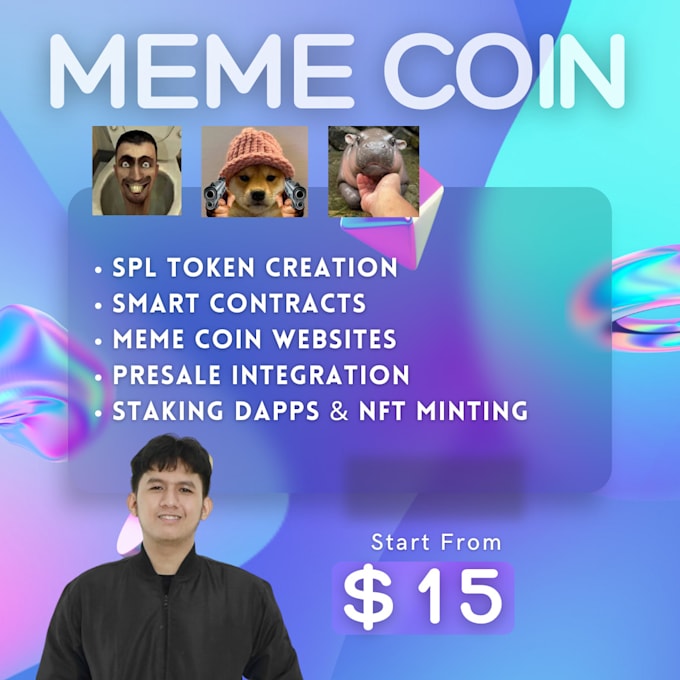 Gig Preview - Create a meme coin at solana for you