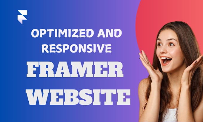 Gig Preview - Design optimized and responsive framer website