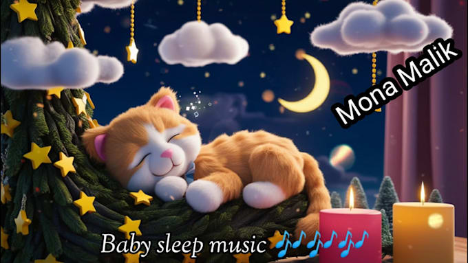 Gig Preview - Make 30 original lullaby baby sleep relaxing videos for you