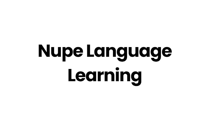 Bestseller - teach you nupe language