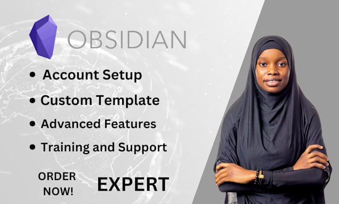 Gig Preview - Setup your obsidian account to enhance performance obsidian workflow automation