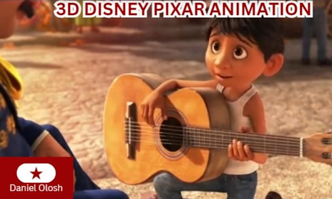 Gig Preview - Do 3d disney pixar animation, 3d disney character disney movie, 3d disney pixar