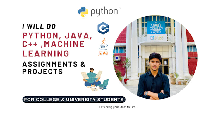 Gig Preview - Do python java cpp machine learning assignments and projects