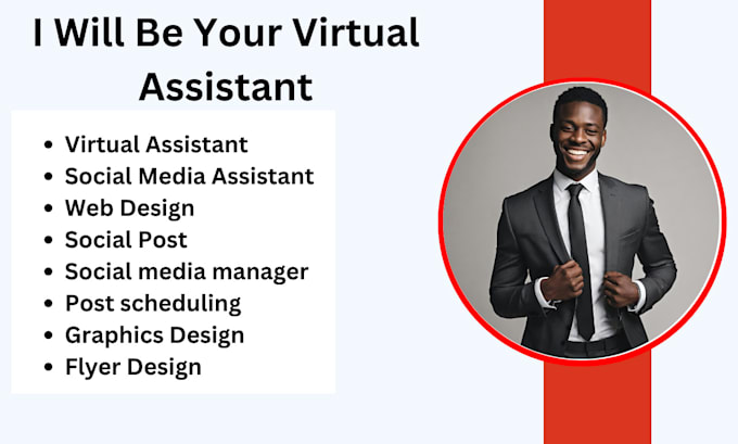 Gig Preview - Social media virtual assistant or admin help VA assist