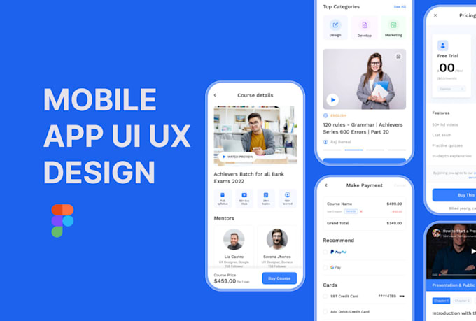 Gig Preview - Create stunning mobile app UI UX designs in figma