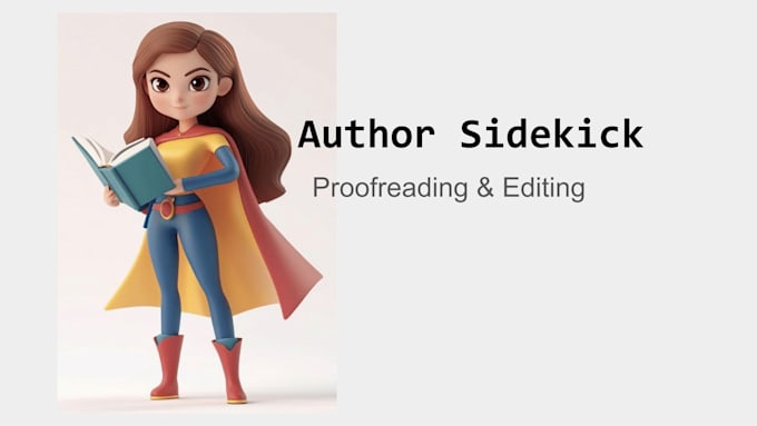 Gig Preview - Proofread and edit your book