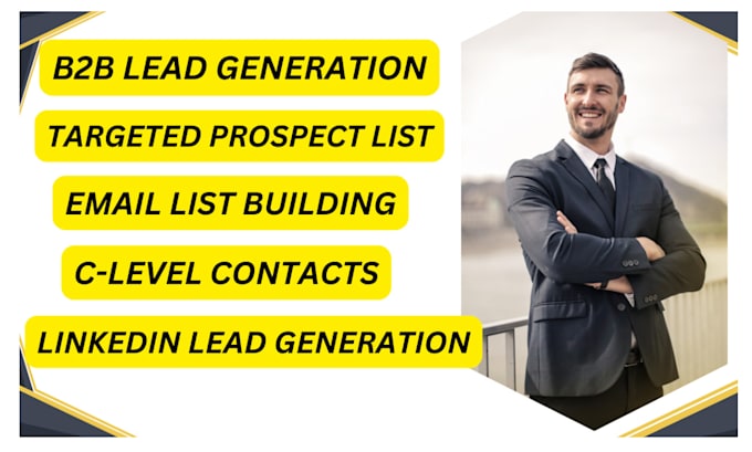 Gig Preview - B2b lead generation ,list building, and targeted email leads