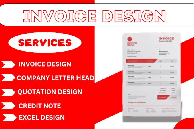 Gig Preview - Design invoice, cash memo, price list, quotation, company letter head, receipt