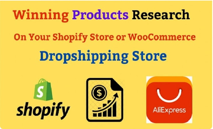 Gig Preview - Dropshipping product research for shopify winning product