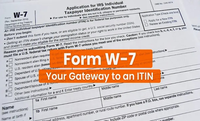 Gig Preview - Apply for your itin, w7 form through caa and verified attorney