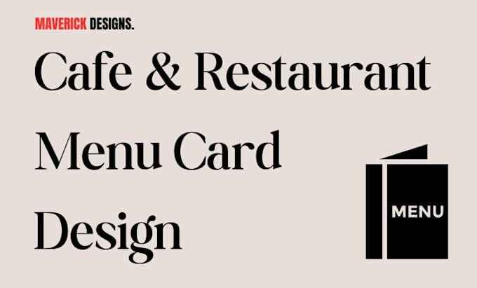 Bestseller - create menu card design for cafe and restaurants