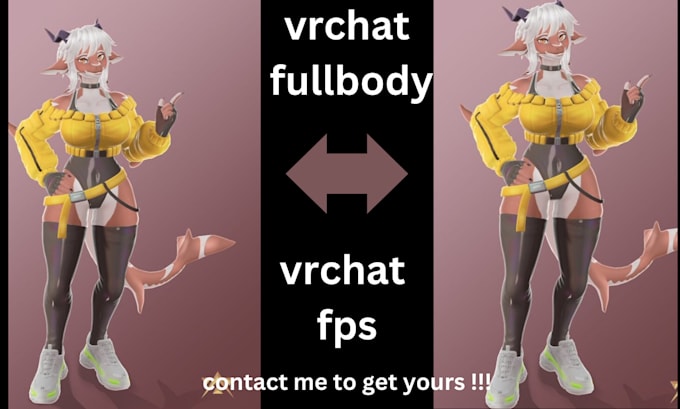 Gig Preview - Design vrchat 3d model, unity vrchat, rigged, ready for upload