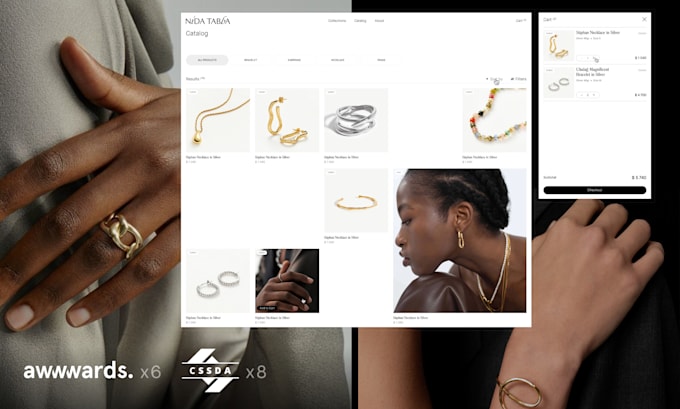 Bestseller - design a top quality fashion website for jewelry brand