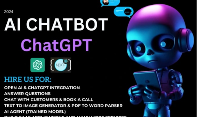 Gig Preview - Create ai chatbot for wordpress, shopify, wix using chatgpt openai