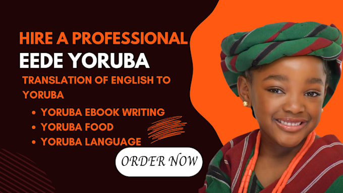 Gig Preview - Translate english to yoruba and vice versa accurately