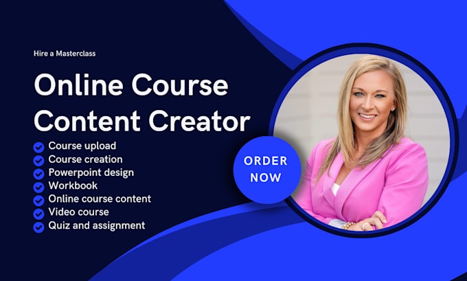 Gig Preview - Create captivating online course content, videos course, course upload, ppt