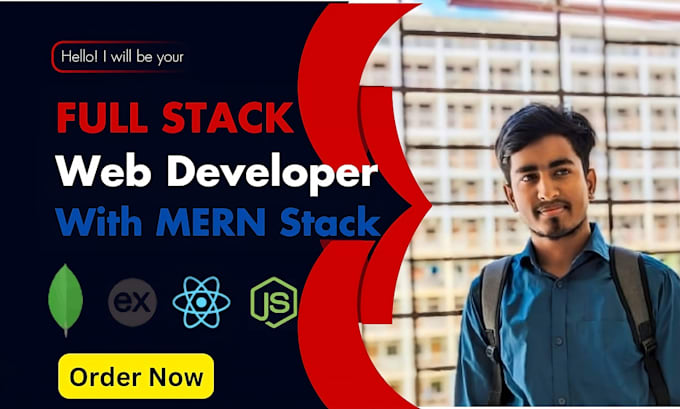 Gig Preview - Develop custom mern stack website as a mern stack developer using reactjs nodejs