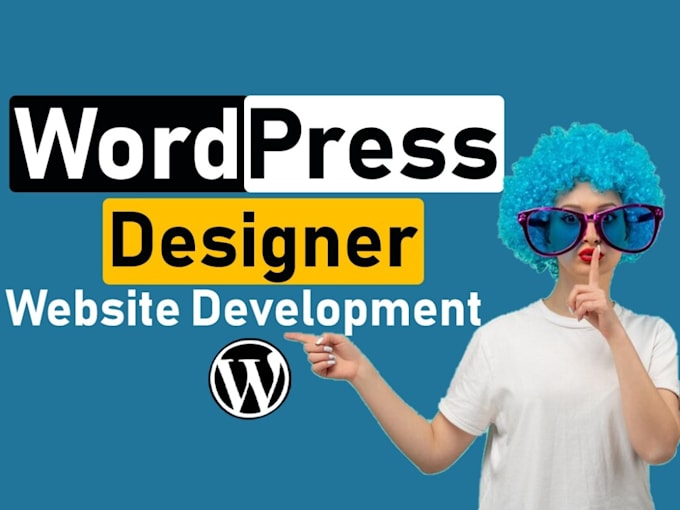 Gig Preview - Design wordpress website development services within 24hrs